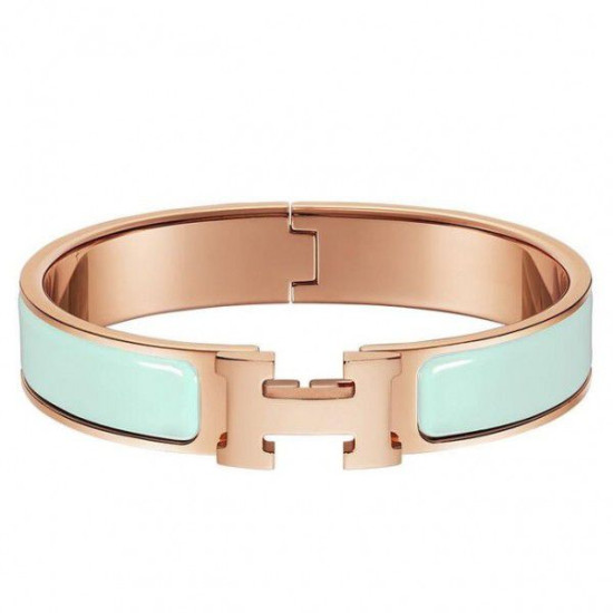 Bracciale Hermes Aqua Enamel Clic H PM Bracciale Hermes Aqua Enamel Clic H PM