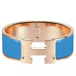 Bracciale Hermes Clic Clac H PM smaltato blu Bracciale Hermes Clic Clac H PM smaltato blu