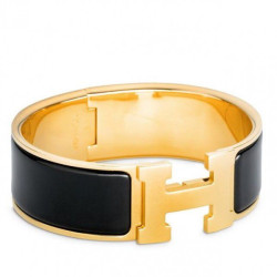 Bracciale Hermes Clic Clac H PM smaltato nero