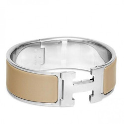 Bracciale Hermes Etoupe con smalto Clic Clac H PM