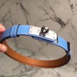 Cintura Hermes Kelly Blu Epsom Donna