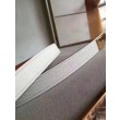 Cintura Hermes Kelly Epsom bianca