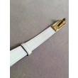 Cintura Hermes Kelly Epsom bianca