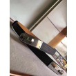 Cintura Hermes Kelly nera Epsom Donna