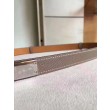 Alta gamma replica Cintura Hermes Kelly Taupe Epsom Donna