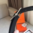 Alta gamma replica Cintura reversibile Hermes Brown Saddle 38MM