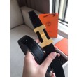 Cintura reversibile Hermes Quizz 32mm Cafe Clemence