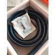 Qualità superiore replica Cintura reversibile Hermes Quizz 32mm Clemence blu