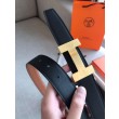 Qualità superiore replica Cintura reversibile Hermes Quizz 32mm marrone Clemence