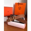Cintura reversibile Hermes Royal 38MM marrone Clemence