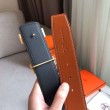 Cinturino Hermes Constance 2 Fibbia per cintura Oro / Noir Swift 42MM
