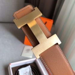Cloni Firmate Cinturino Hermes Constance 2 fibbia per cintura oro Epsom 42MM cinturino imitazioni