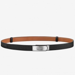 Cloni Firmate Cintura Hermes Kelly nera Epsom Donna imitazioni