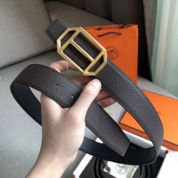 Hermes Pad Cintura reversibile Cafe Clemence Dupe Perfetta Cloni Firmate Hermes Pad Cintura reversibile Cafe Clemence imitazioni