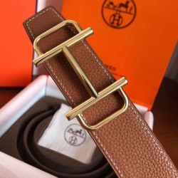Cloni Firmate Cintura reversibile Hermes Royal 38MM marrone Clemence imitazioni