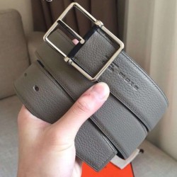 Cloni Firmate Cintura reversibile Hermes Grey Saddle 38MM imitazioni