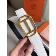 Hermes Pad Cintura reversibile Nera / Bianca Epsom