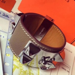 Cloni Firmate Bracciale Hermes Etoupe Epsom Collier de Chien Misura S imitazioni