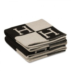Cloni Firmate Qualità superiore replica Coperta Hermes Avalon nera imitazioni