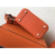 Borse Birkin Hermes Clemence Arancio 25cm Borse Birkin Hermes Clemence Arancio 25cm