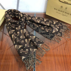 Burberry TB Limit Edition Cashmere Scialle Caffè