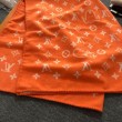 Dettagli perfetti Monogram Blanket Orange