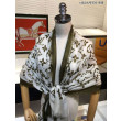 Edge Pattern Monogram Cashmere Schawl Beige Edge Pattern Monogram Cashmere Schawl Beige