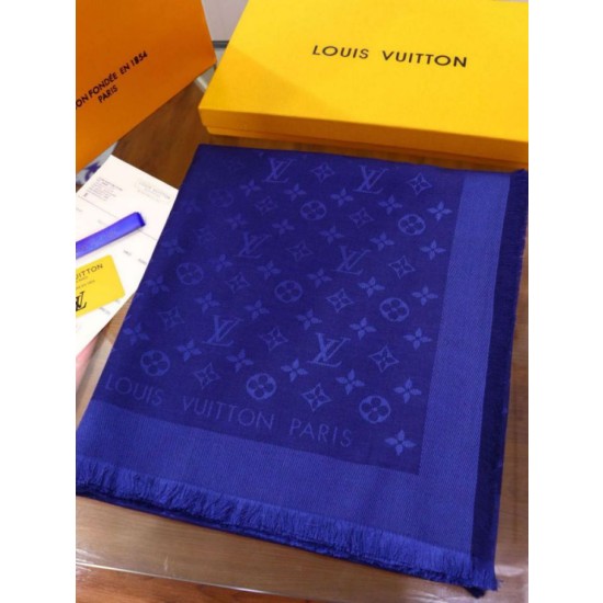 falso Scialle Monogram Denim 140 M71376