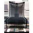 falso Scialle Monogram Studdy Denim Nero