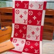 in cashmere di seta check Schawl rosso