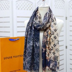 Replica 1:1 Dettagli perfetti Sciarpa Giant Pop Monogram Cashmere Blu Outlet Dettagli perfetti Sciarpa Giant Pop Monogram Cashmere Blu imitazioni perfette