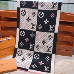 Replica 1:1 Schahm in seta cashmere check nero Outlet Schahm in seta cashmere check nero imitazioni perfette