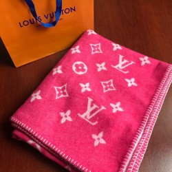 Monogram Blanket Grey imitazioni perfette