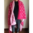 Monogram Blanket Grey
