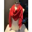 Monogram Classic Shine Shawl 140 rosso Monogram Classic Shine Shawl 140 rosso
