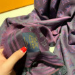 Monogram Classic Shine Shawl 140 viola Monogram Classic Shine Shawl 140 viola