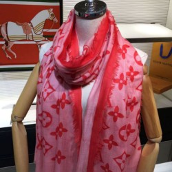 Monogram motivo cachemire Schawl Rosa imitazioni perfette
