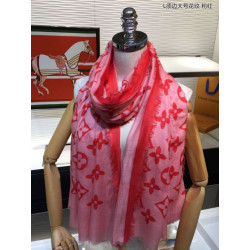 Monogram motivo cachemire Schawl Rosa