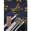 Monogramma Schawl 100 x 200 nero rubato giungla gigante