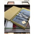 Scialle in cashmere check classico Burberry blu