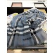 Scialle in cashmere check classico Burberry blu