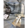 Scialle in cashmere check classico Burberry blu