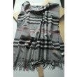 Scialle in cashmere con motivo check classico Burberry 70 x 200 grigio