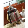 Scialle in cashmere con motivo check classico Burberry 70 x 200 marrone