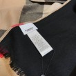 Scialle in cashmere con motivo check classico Burberry 70 x 200 marrone