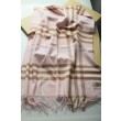 Qualità superiore replica Scialle in cashmere con motivo check classico Burberry 70 x 200 rosa