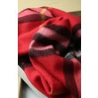 Scialle in cashmere con motivo check classico Burberry 70 x 200 rosso