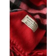 Scialle in cashmere con motivo check classico Burberry 70 x 200 rosso