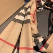 Alta gamma replica Scialle in cashmere con motivo check classico Burberry 70 x 220 marrone