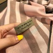 Alta gamma replica Scialle in cashmere con motivo check classico Burberry 70 x 220 rosa